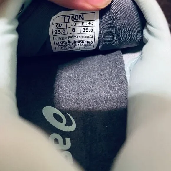 Excellent condition ASICS GEL NIMBUS 19 Womens 8 US 39.5 EUR Grey Seafoam Green - Picture 8 of 9